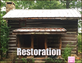 Historic Log Cabin Restoration  Russell County, Alabama